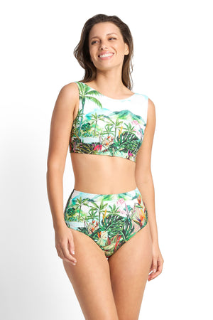 Sunseeker Mastectomy Crop - Paradise