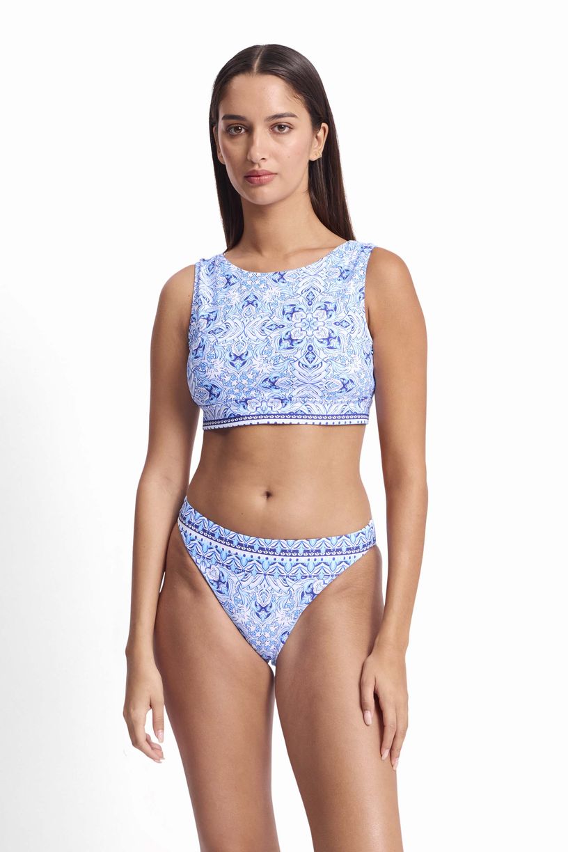 Sunseeker Mastectomy Crop - Cowboy