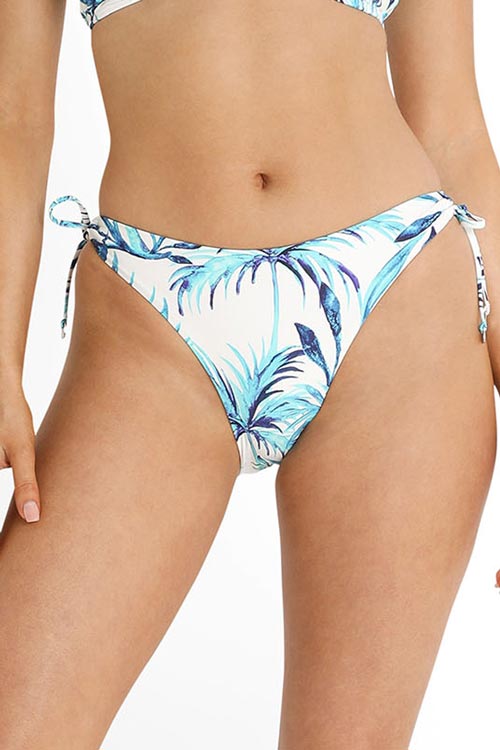 Sunseeker High Leg Tie Side Pant - Pina Colada