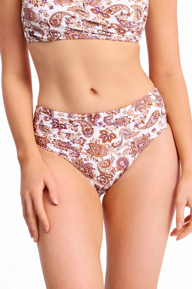 Sunseeker Ruched Mid Rise Pant - Priya