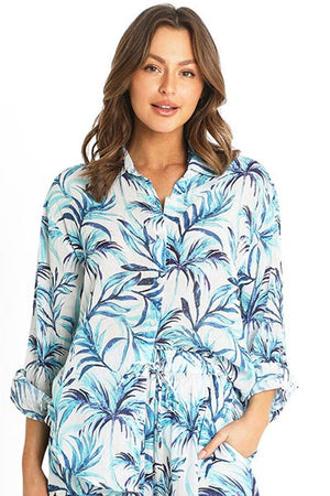 Sunseeker Boyfriend Shirt - Pina Colada