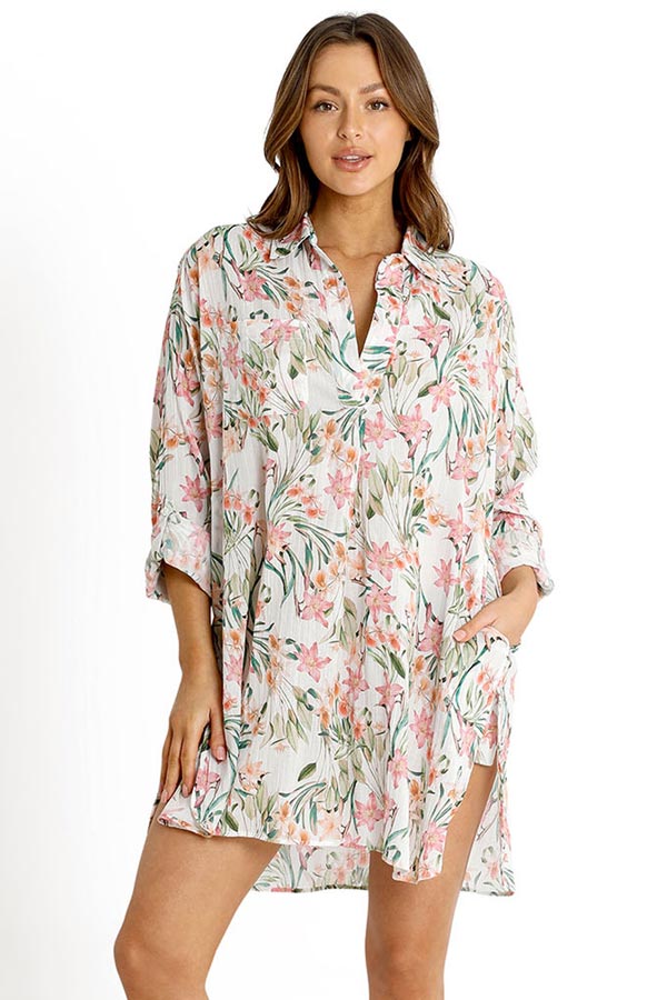 Sunseeker Painters Shirt - Camellia