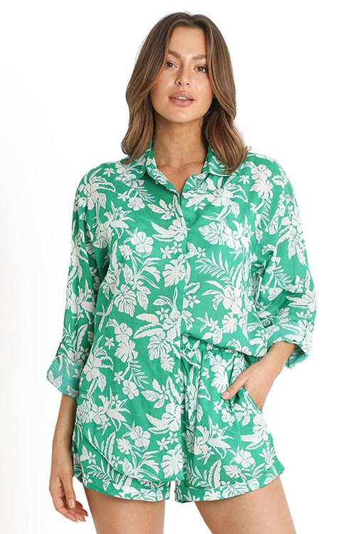 Sunseeker Boyfriend Shirt - Island Girl