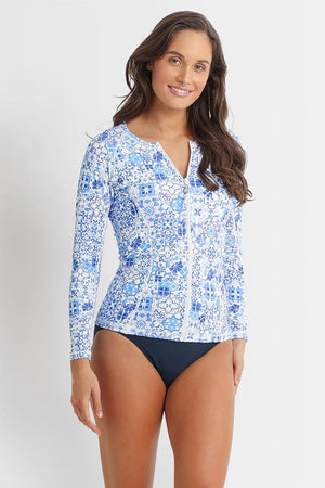 Sunseeker Long Sleeve Mastectomy Rashie - Seville