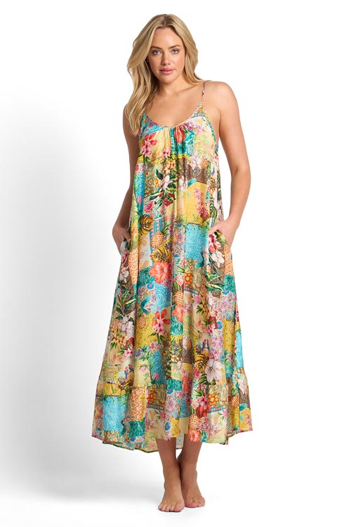 Sunseeker Scoop Maxi Dress - Papaya