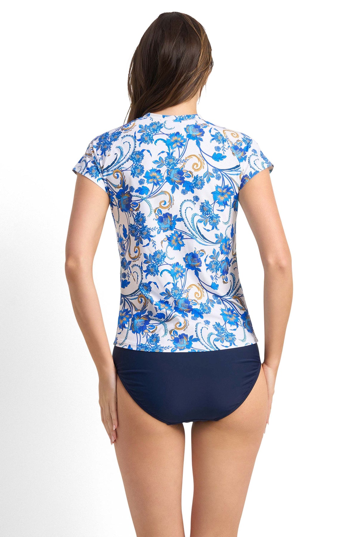 Sunseeker Short Sleeve Mastectomy Rashie - Sicily