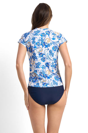 Sunseeker Short Sleeve Mastectomy Rashie - Sicily