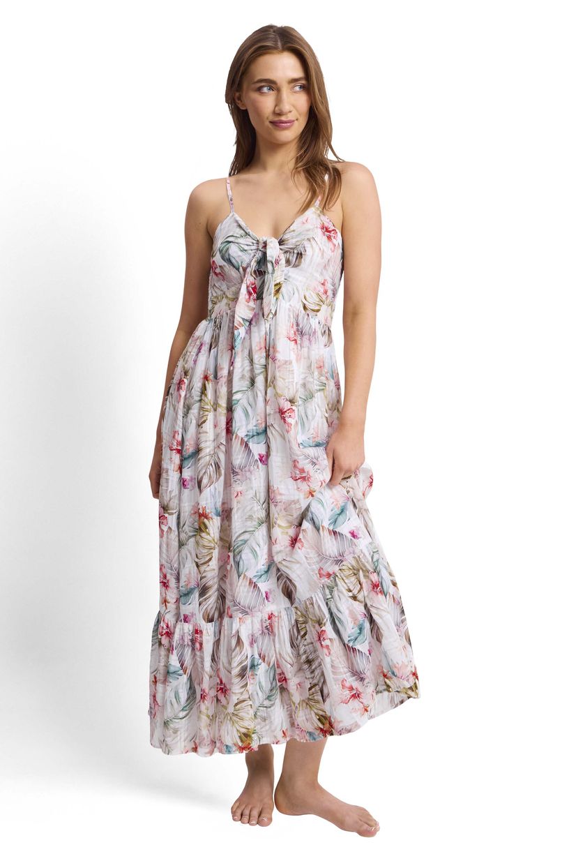 Sunseeker Tie Front Dress - Zali