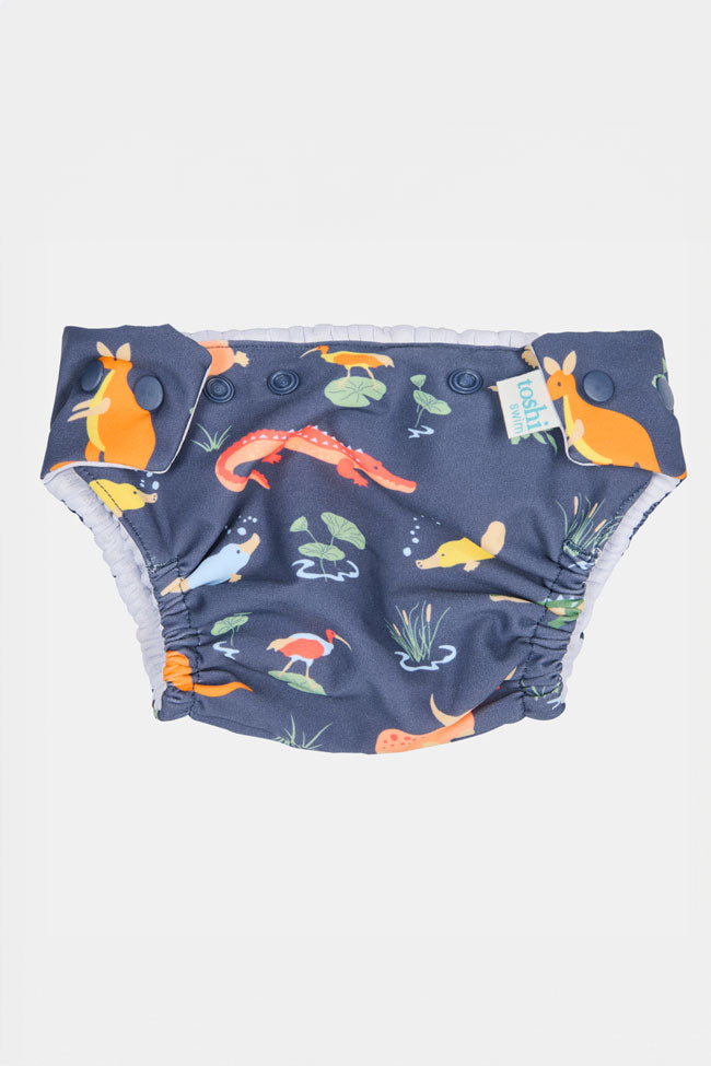 Toshi Swim Baby Nappy - Kakadu Moonlight
