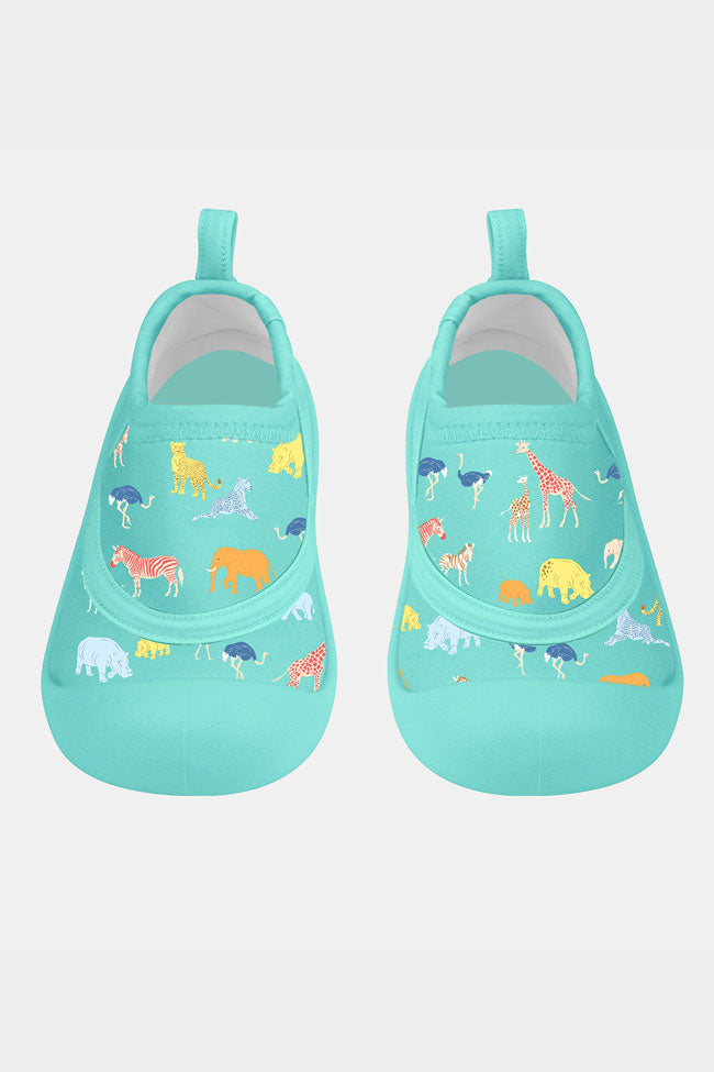 Toshi Swim Kids Paradise Reef Booties - Congo Seagrass