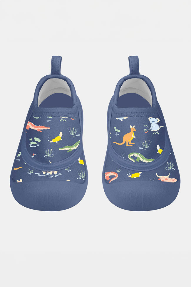 Toshi Swim Kids Paradise Reef Booties - Kakadu Moonlight