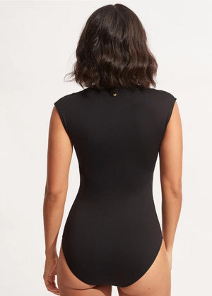 Seafolly Zip Front One Piece - Seafolly Collective