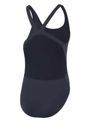 Speedo Junior Girls Leaderback One Piece - True Navy