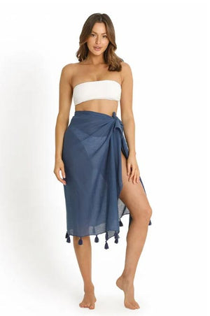 Sunseeker Tassel Hem Sarong - Resort