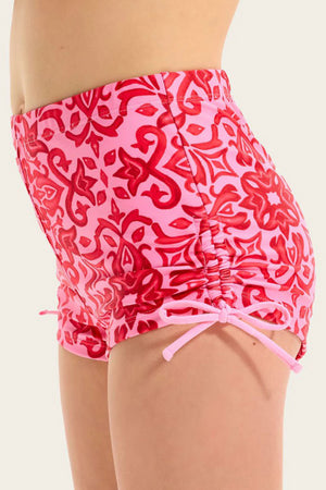 Seafolly Girls Boy Leg Surf Set - Capri Tile