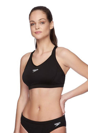 Speedo Womens Endurance+ Core Cross Trainer Rager Bikini Top