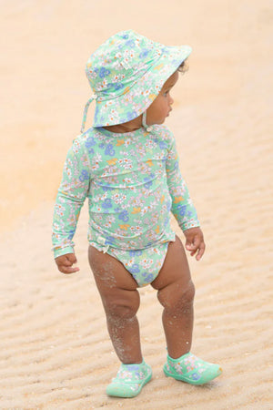 Toshi Swim Baby Rashie Long Sleeve Classic - Sea Blossom