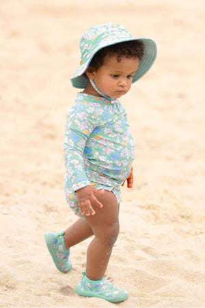 Toshi Swim Baby Rashie Long Sleeve Classic - Sea Blossom