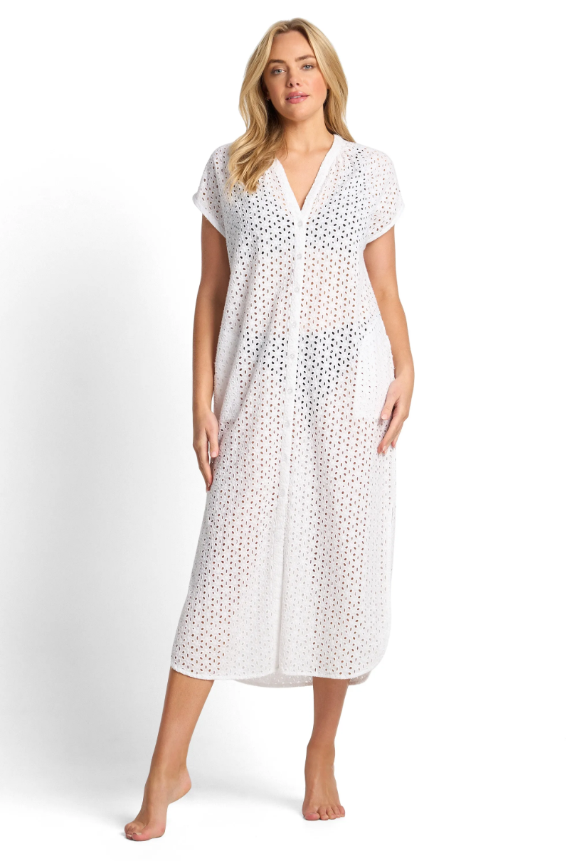 Sunseeker Broderie Soft Maxi Dress - Soho