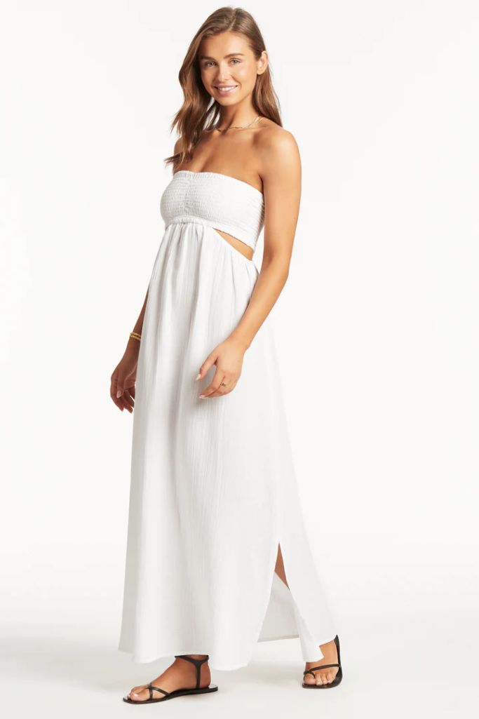 Sea Level Bandeau Dress - Sunset