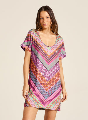 Tigerlilly Lara Mumu - Utopia Stripe