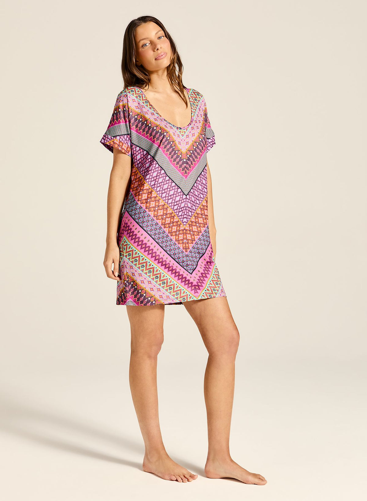 Tigerlilly Lara Mumu - Utopia Stripe