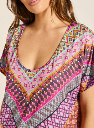 Tigerlilly Lara Mumu - Utopia Stripe