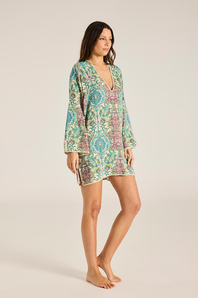 Tigerlily Natasha Mini Kaftan - Floriana