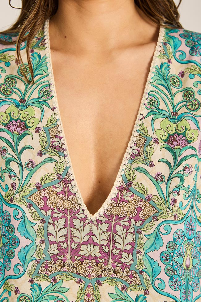 Tigerlily Natasha Mini Kaftan - Floriana