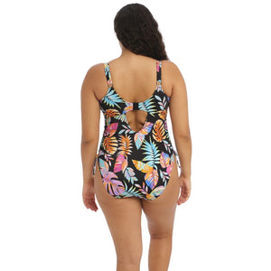 Elomi Non Wired Swimsuit - Tropical Falls Black