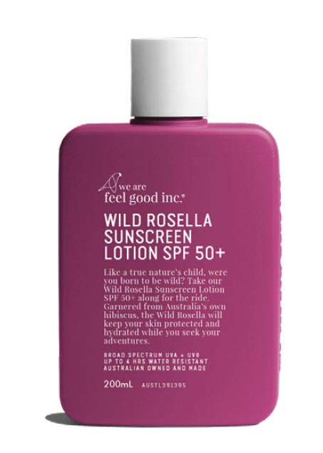 We are Feel Good Wild Rosella Sunscreen Lotion SPF50+ 200ml