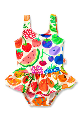 Halcyon Nights Kids Frill One Piece - Eat The Rainbow