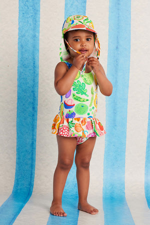 Halcyon Nights Kids Frill One Piece - Eat The Rainbow
