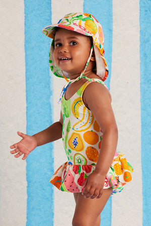 Halcyon Nights Kids Frill One Piece - Eat The Rainbow