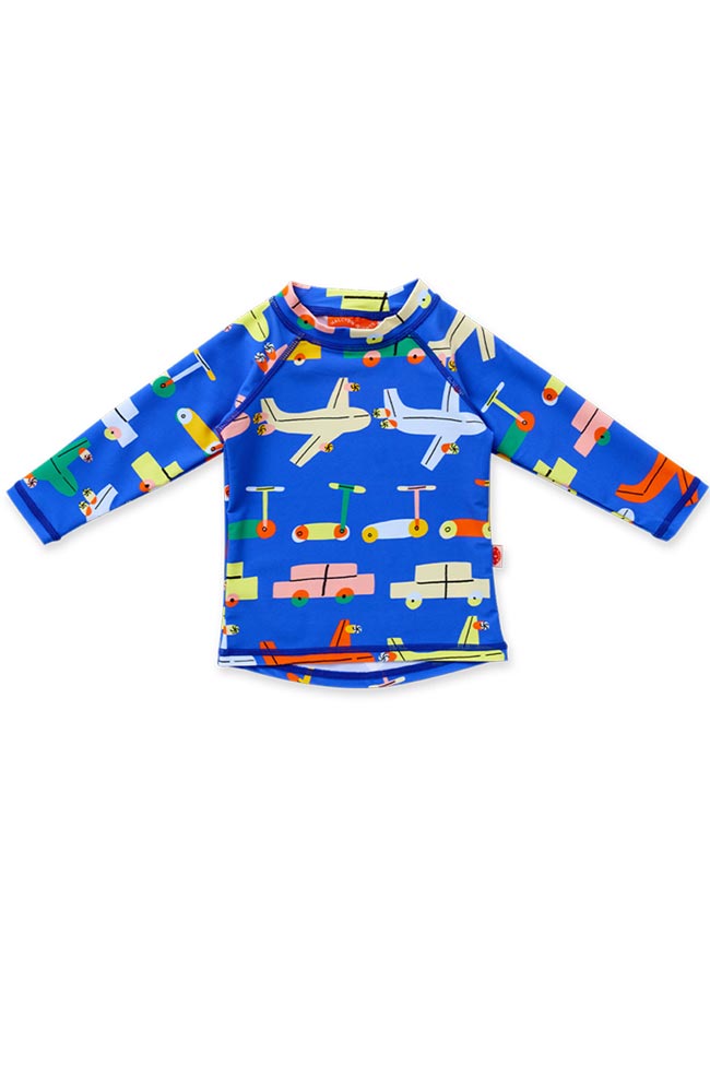 Halcyon Nights Long Sleeve Rash Vest - Beep Beep