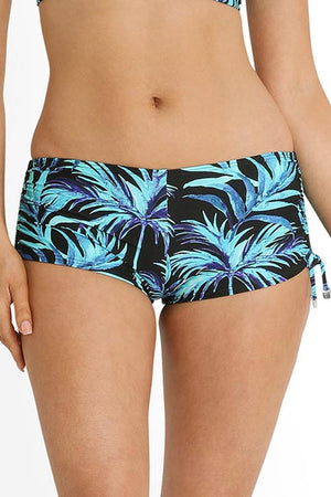 Sunseeker Tie Side Boyleg Pant - Pina Colada