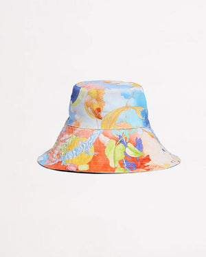 Seafolly Large Bucket Hat - Aquarius