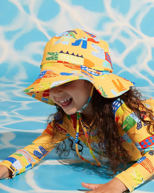 Halcyon Nights Swim Bucket Hat - Chomp