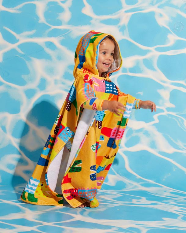 Halcyon Nights Kids Hooded Towel - Chomp