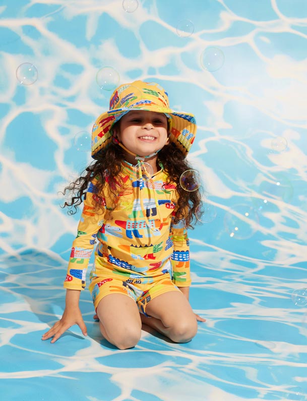 Halcyon Nights Long Sleeve Rash Vest - Chomp