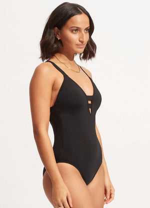 Seafolly Deep V One Piece - S Collective