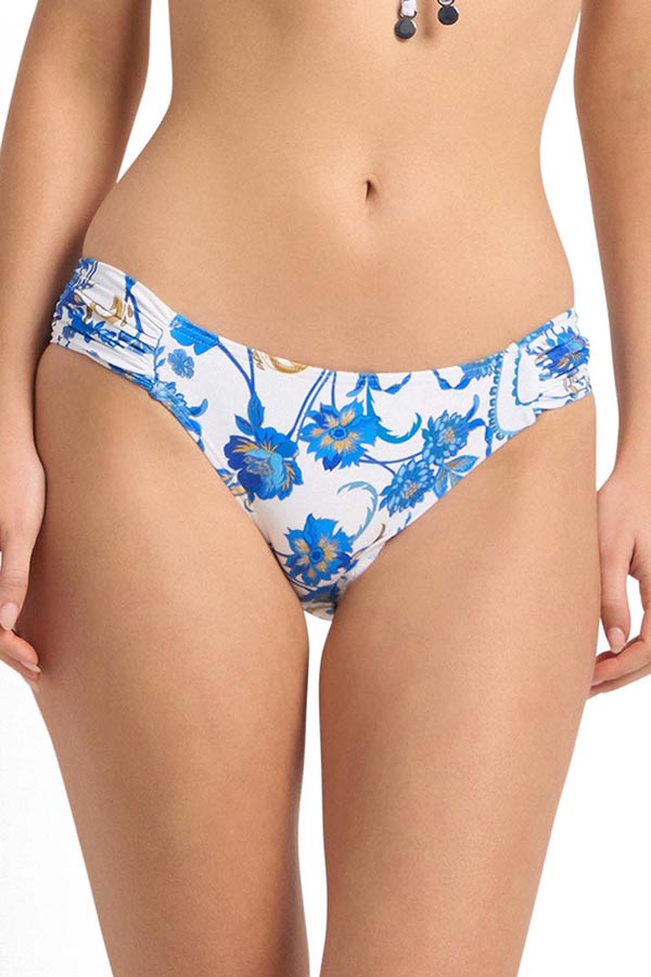 Sunseeker Gathered Side Pant - Sicily