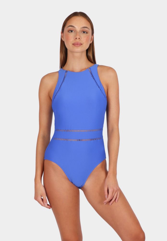 Baku High Neck One Piece - Rococco