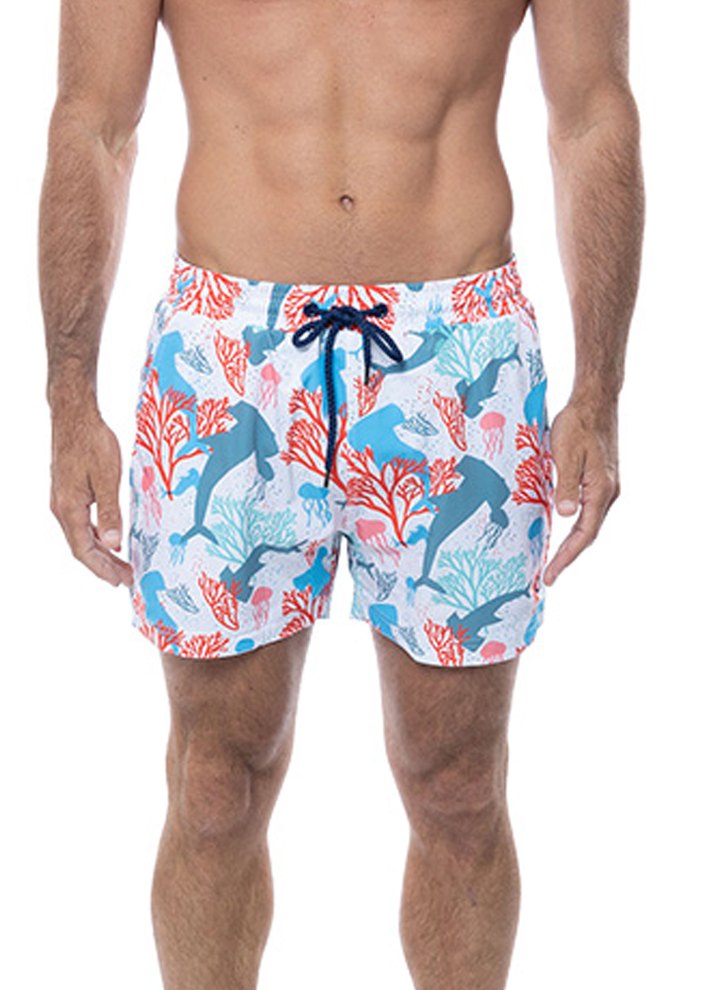 The Rocks Push Balmoral Mens Shorts - Hammerhead Shark