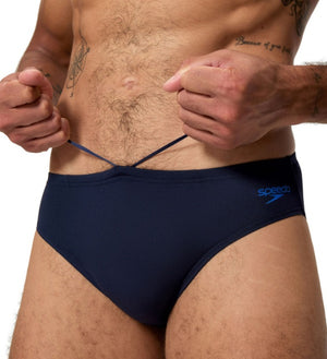 Speedo Mens Hyperboom Logo Brief - Sapphire