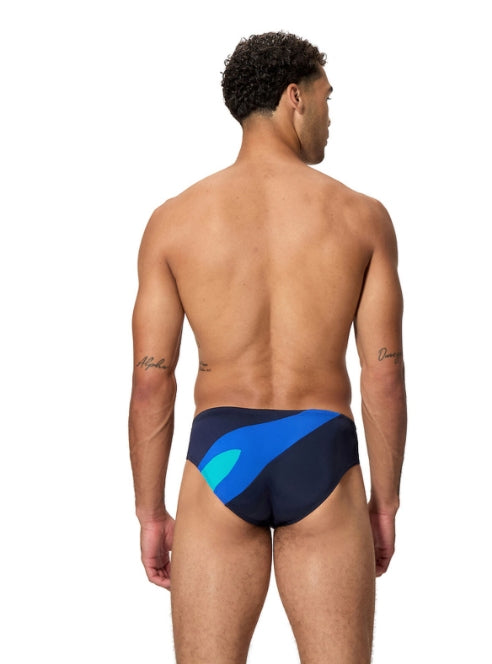 Speedo Mens Hyperboom Logo Brief - Sapphire