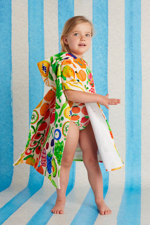 Halcyon Nights Kids Hooded Towel - Eat The Rainbow