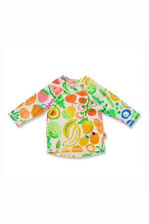 Halcyon Nights Kids Long Sleeve Rashvest - Eat The Rainbow