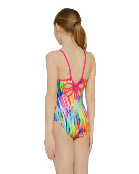 Zoggs Girls Floral One Piece - Moonbeam Yaroomba