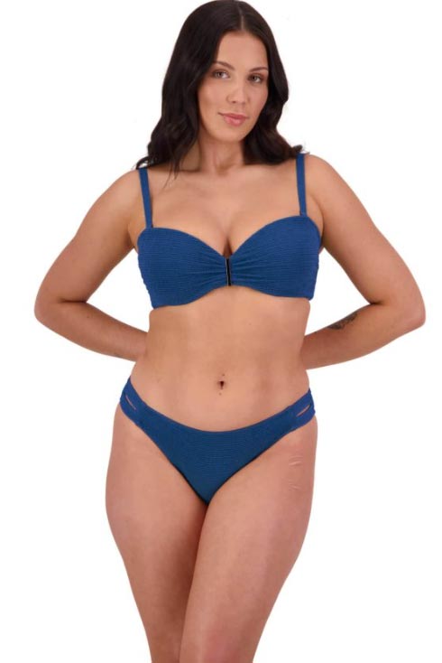 Moontide Underwire Bandeau Top - Retro Deco